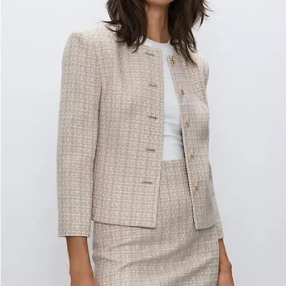 Aritzia Babaton Little Tweed Jacket (00) - NWOT - Picture 5 of 7